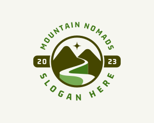 Mountain Adventure Road logo design