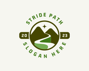 Mountain Adventure Road logo design