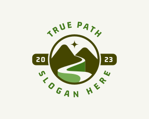 Mountain Adventure Road logo design