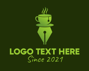 Green Tea Writing Pen  logo