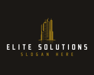 Building Tower Real Estate Logo