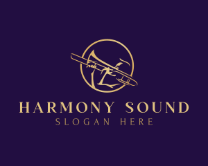 Musical Trumpet Instrument logo