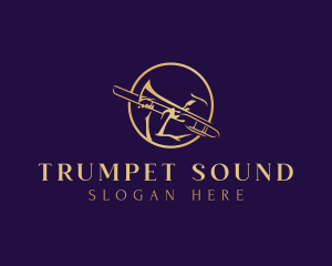 Musical Trumpet Instrument logo