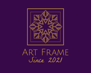 Elegant Star Frame  logo design