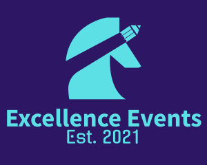 Blue Pencil Horse logo