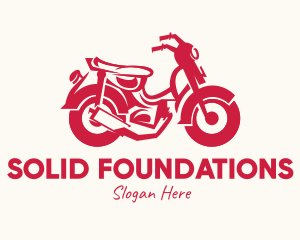 Red Motorcycle Ride Logo