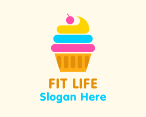 Modern Cupcake Pastry logo