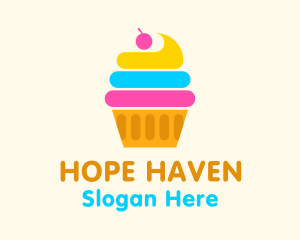 Modern Cupcake Pastry logo