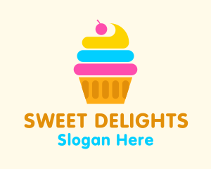 Modern Cupcake Pastry logo