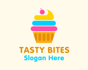 Modern Cupcake Pastry logo design