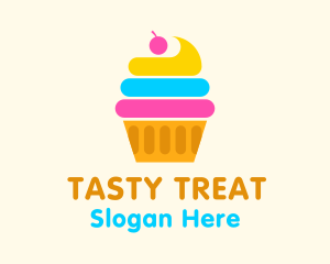 Modern Cupcake Pastry logo design