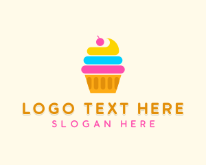 Modern Cupcake Pastry logo