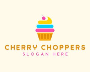 Modern Cupcake Pastry logo design