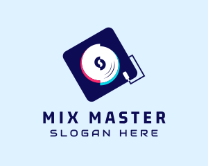 Music DJ Vinyl Mixer logo