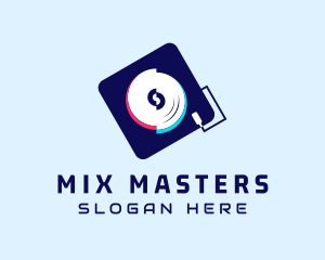 Music DJ Vinyl Mixer logo