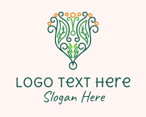 Decorative Flower Bouquet logo