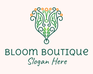 Decorative Flower Bouquet logo