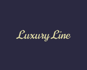 Luxurious Script Brand logo design