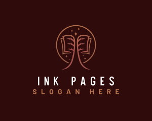 Tree Page Book logo design