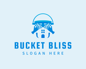 Bucket Home Sanitation logo design