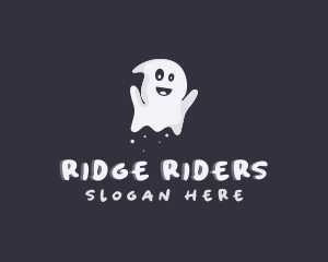 Halloween Spirit Ghost Logo