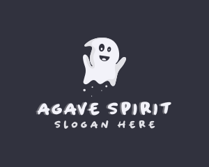 Halloween Spirit Ghost logo design