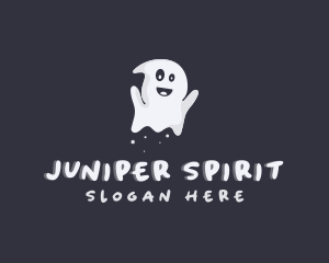 Halloween Spirit Ghost logo design