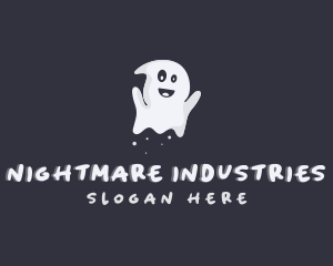 Halloween Spirit Ghost logo design