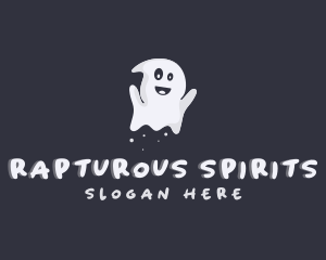 Halloween Spirit Ghost logo design