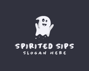 Halloween Spirit Ghost logo design