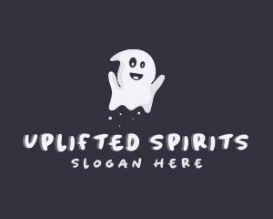 Halloween Spirit Ghost logo design