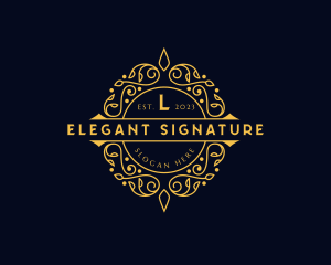 Elegant Ornament Business logo design