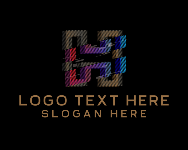 Dystopian logo example 3