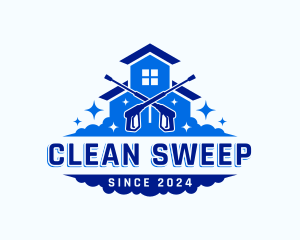 Power Wash Home Cleaning logo design