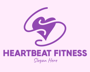 Purple Heart Squiggle logo