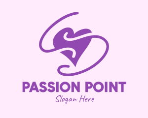 Purple Heart Squiggle logo