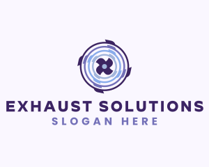 Exhaust Ventilation Fan logo design