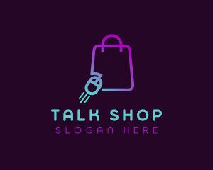 Online Shopping Bag logo design