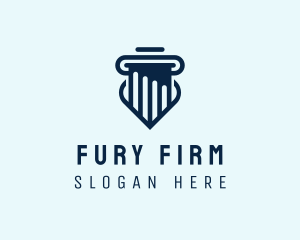 Law Firm Pillar Finance logo design