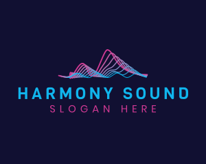 Music Sonic Sound Wave  logo design