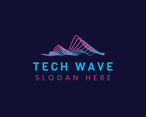 Music Sonic Sound Wave  logo design