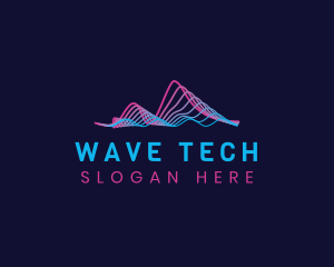 Music Sonic Sound Wave  logo design