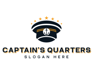 Captain Hat Seafarer logo design