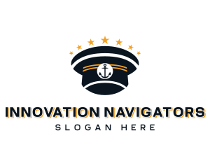 Captain Hat Seafarer logo design