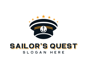 Captain Hat Seafarer logo design