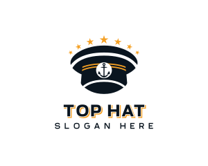 Captain Hat Seafarer logo design