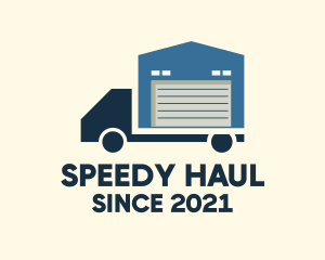 House Garage Truck logo design