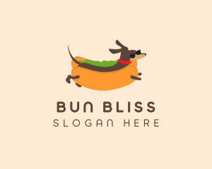 Dachshund Sandwich Bun logo