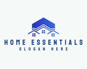 Home Roofing Builder logo design