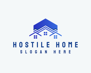 Home Roofing Builder logo design